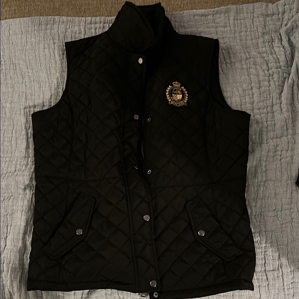 Lauren Ralph Lauren Black Quilted Vest